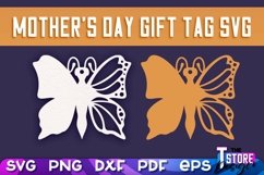 Mother&#039;s Day Gift Tag SVG Design | Mom Gift Tag SVG Bundle Product Image 10