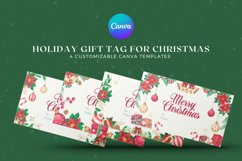 Holiday Gift Tag For Christmas Canva Template Product Image 1