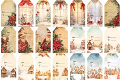 Christmas gift tag bundle, Merry Christmas printable tags Product Image 2