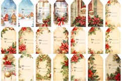 Christmas gift tag bundle, Merry Christmas printable tags Product Image 3