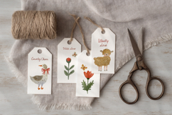 Country Cottage Charm Watercolor Clipart Collection Product Image 12