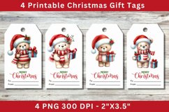 Christmas Gift Tags, baby bear Product Image 1
