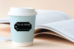 Gift Tags| Labels Black And White | Outline | Punch Hole Product Image 7