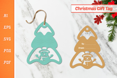Christmas Tree Gift Tags Bundle - Paper Cut SVG Product Image 8