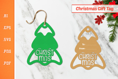 Christmas Tree Gift Tags Bundle - Paper Cut SVG Product Image 10
