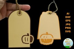 Two Gift Tags - Pumpkin Product Image 2