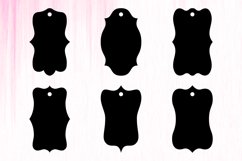 Papercut Gift Tags SVG. Hang Tags Template. Sale Tags Product Image 2