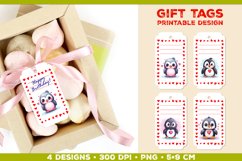 Printable Birthday Gift Tags Template with Adorable Animals Product Image 1