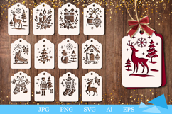 gift tegs svg, gift labels, Christmas gift tags,