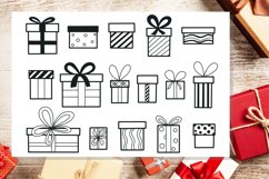Presents SVG set - Gift box bundle - silhouette SVG Product Image 3