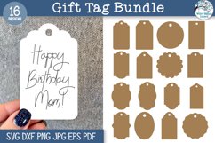 Gift Tag Bundle for Presents | 16 SVG Files Product Image 1