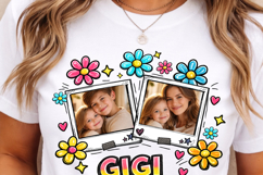 Custom Mama Kids Photo PNG Bundle, Mother's Day Canva Frame Product Image 5