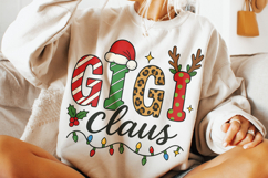 Christmas Gigi Claus PNG, Gigi PNG, Merry Christmas PNG Product Image 2