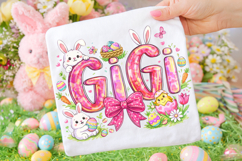 Gigi Easter PNG, Bunny Easter PNG, Easter Egg PNG, Grandma Product Image 1