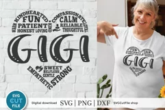 Do you feel super lucky and blessed to be a Gigi? Create an adorable shirt or tote bag to share your Gigi status!