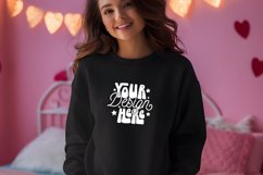 Gildan 18000 Black Mockup Product Image 1