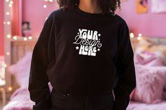 Gildan 18000 Black Mockup Product Image 1