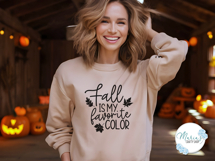 Fall is My Favorite Color SVG, Autumn Quote Clip Art Product Image 2