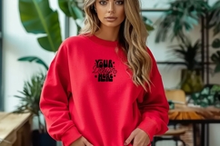Gildan 18000 Sweatshirt Mockups, Women Sweatshirt Mockup, Product Image 1