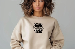 Gildan 18000 Sweatshirt Mockups, Women Sweatshirt Mockup, Product Image 1