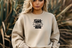 Gildan 18000 Sweatshirt Mockups, Women Sweatshirt Mockup, Product Image 1