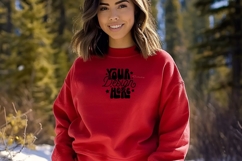 Gildan 18000 Sweatshirt Mockups, Women Sweatshirt Mockup, Product Image 1