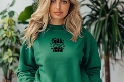 Gildan 18000 Sweatshirt Mockups, Women Sweatshirt Mockup, Product Image 1
