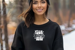 Gildan 18000 Sweatshirt Mockups, Women Sweatshirt Mockup, Product Image 1