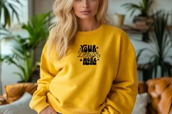 Gildan 18000 Sweatshirt Mockups, Women Sweatshirt Mockup, Product Image 1