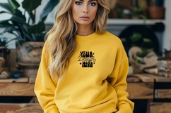 Gildan 18000 Sweatshirt Mockups, Women Sweatshirt Mockup, Product Image 1