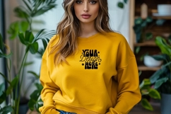 Gildan 18000 Sweatshirt Mockups, Women Sweatshirt Mockup, Product Image 1