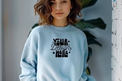 Gildan 18000 Sweatshirt Mockups, Women Sweatshirt Mockup, Product Image 1