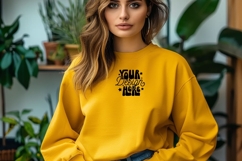 Gildan 18000 Sweatshirt Mockups, Women Sweatshirt Mockup, Product Image 1