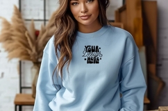 Gildan 18000 Sweatshirt Mockups, Women Sweatshirt Mockup, Product Image 1