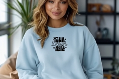 Gildan 18000 Sweatshirt Mockups, Women Sweatshirt Mockup, Product Image 1