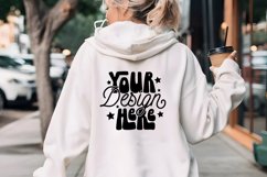 Gildan 18500 Back Mockup, White Gildan 18500 Mockup, Gildan Product Image 1