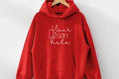 Gildan18500Hoodie. Purple Mockup Product Image 1