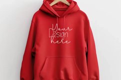 Gildan18500Hoodie. Purple Mockup Product Image 1