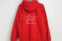 Gildan18500Hoodie. Purple Mockup Product Image 1