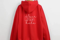 Gildan18500Hoodie. Purple Mockup Product Image 1