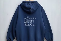 Gildan18500Hoodie.HeatherNavy Mockup Product Image 1