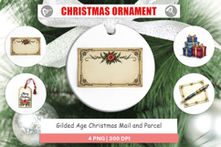 Gilded Age Christmas Mail Ornament Product Image 1