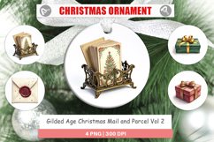 Gilded Age Christmas Mail Ornament Product Image 1