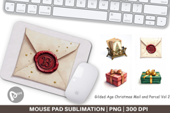 Gilded Age Christmas Mail Mouse Pad Product Image 1