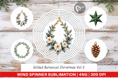 Botanical Christmas Wind Spinner Product Image 1