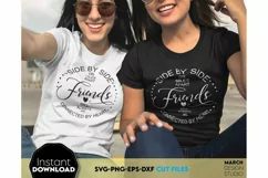 Download this Best Friends SVG today and use These Girl Friends SVG Sign with Cricut, Glowforge and Silhouette Cutting Machines.