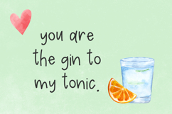 Gin and Tonic Font Duo - Sans and Serif Product Image 9