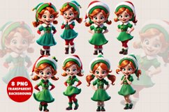 Christmas ginger girls sublimation design Product Image 1