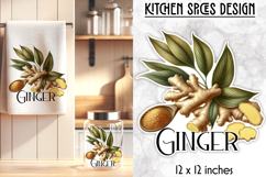 Kitchen Spices Stickers, Botanical Herbs and Spices PNG Product Image 1