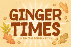Ginger Times - Cozy &amp; Display Font Product Image 1